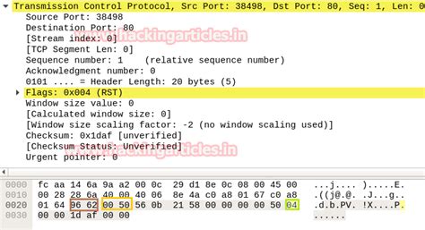 Forensic Investigation of Nmap Scan using Wireshark