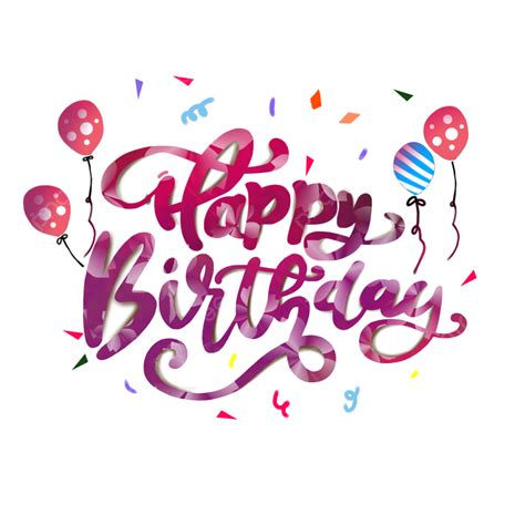 Happy Birthday To Print Fonts