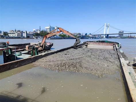 2021年度宁波城区河道清淤工作有序推进