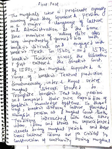 Abul Fazl: The Mughal Influence on Persian and Sanskrit Culture - Studocu