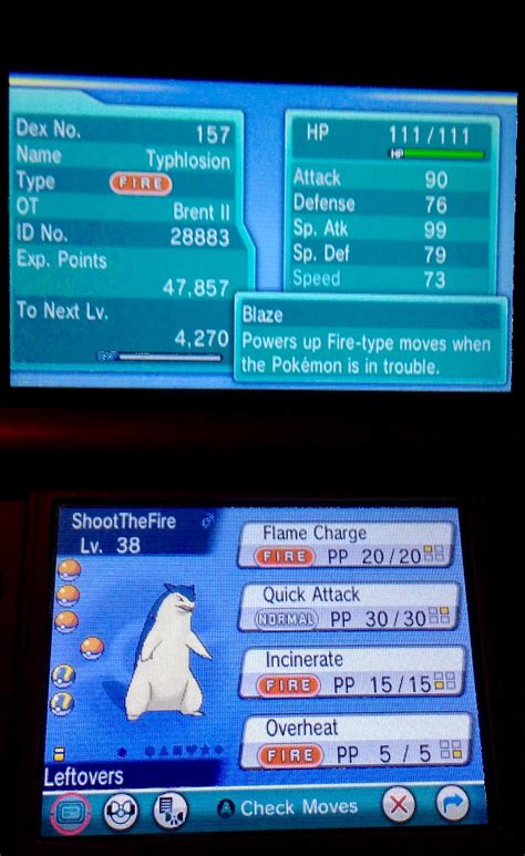 Good Nickname For My Cyndiquill/Quilava/Typlosion - Pokémon HeartGold ...