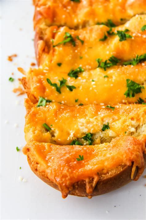 Cheesy Garlic Bread Recipe - Our Tasty Kitchen