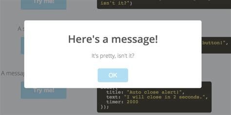 Sweet Alert JavaScript W3Schools 的图像结果