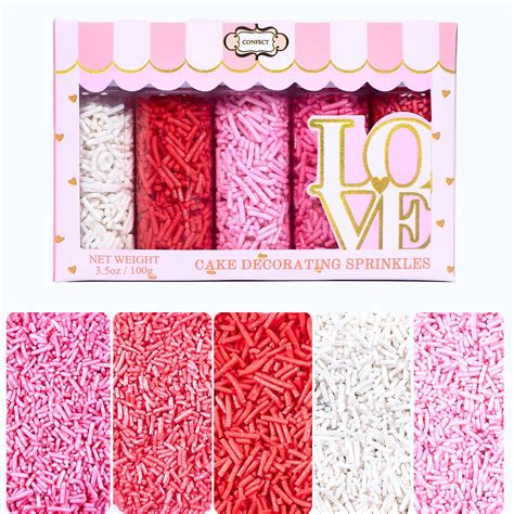Valentine Sprinkles Multipack 4 | 140g – Confect