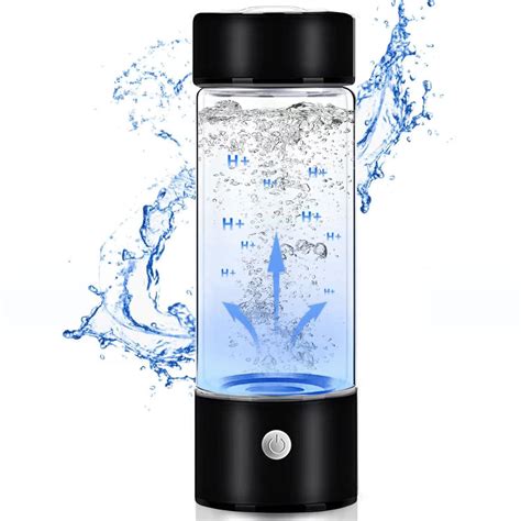 Amazon.com: Hopeup 420ML Portable Hydrogen Water Bottle, Portable ...