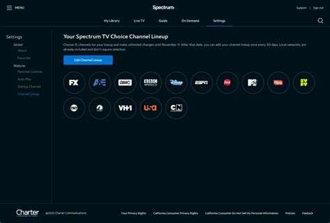 Basic Spectrum TV Package 的图像结果