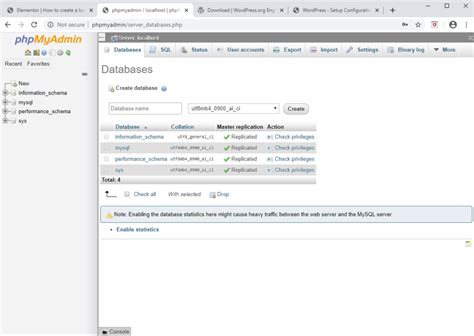 Local Database WordPress 的图像结果