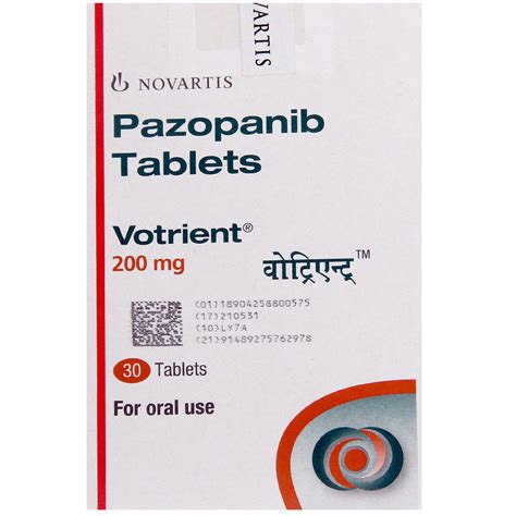 Votrient 200 mg Tablet | Uses, Side Effects, Price | Apollo Pharmacy