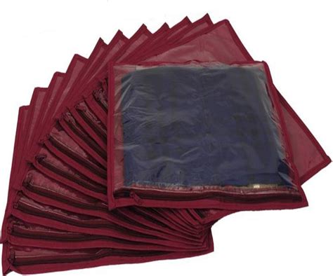 Saree Covers (Pack of 12) Clothes Covers – Jalsakart