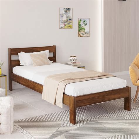 BLUEWUD Roverb Engineered Wood Single Day Bed Without Storage Box for ...