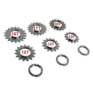 Fixie Track Sprocket Fixed Gear Single Speed Cog Threaded Lock Ring 14T ...