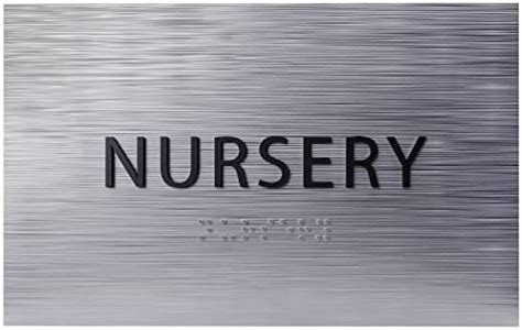 Nursery Sign - ADA Compliant Sign.6" x 4" sign made of durable plastic ...