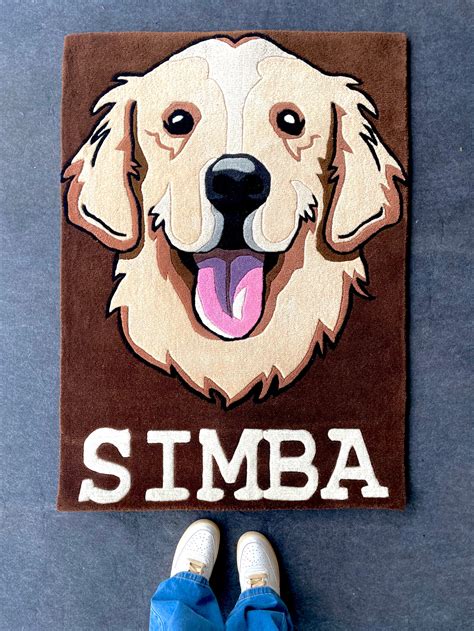 The Golden Retriever Hand-Tufted Rug (Customisable) – Carpet Diem