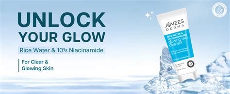 Jovees Derma Rice Face Wash With Rice Water & Niacinamide For Glass ...
