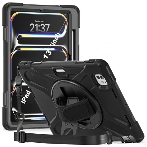 ProElite Cover for Apple iPad Pro 13 inch 2024 Case, Rugged 3 Layer ...