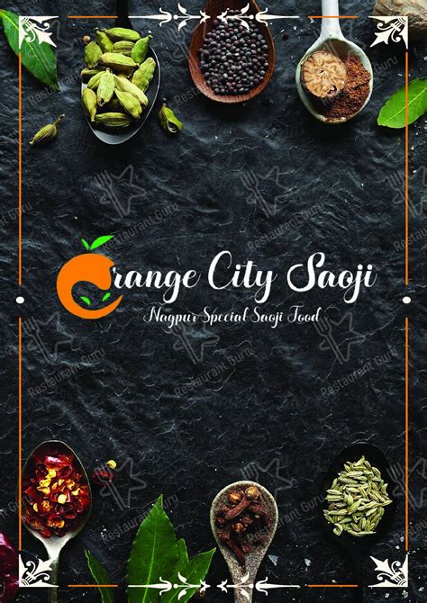 Menu at Orange City Saoji, Mumbai