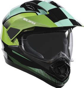 ROYAL ENFIELD Escapade Chequer ISI & DOT Certified Full Face Motocross ...