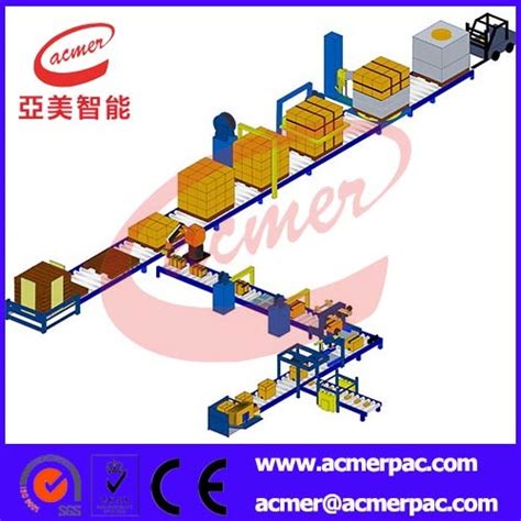 China Robotic Palletizing & Pallet Packaging Line - China Palletizer ...