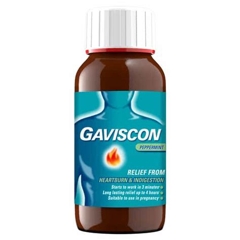 Buy GAVISCON HEARTBURN & INDIGESTION RELIEF SUSPENSION | PEPPERMINT ...