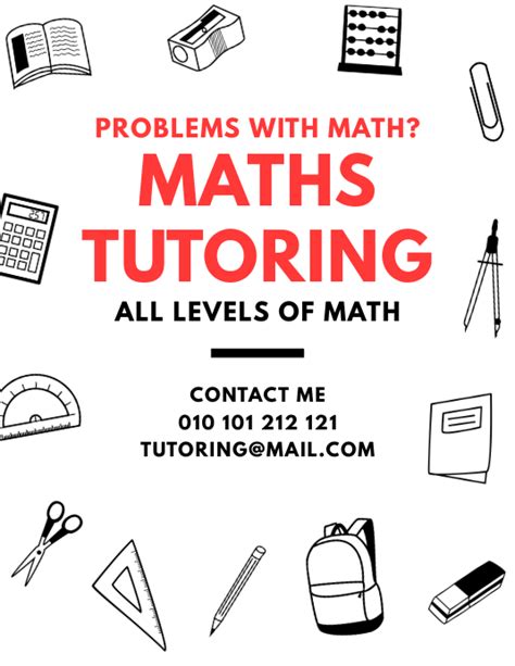 Image result for Math Tutor Advertisement Sample