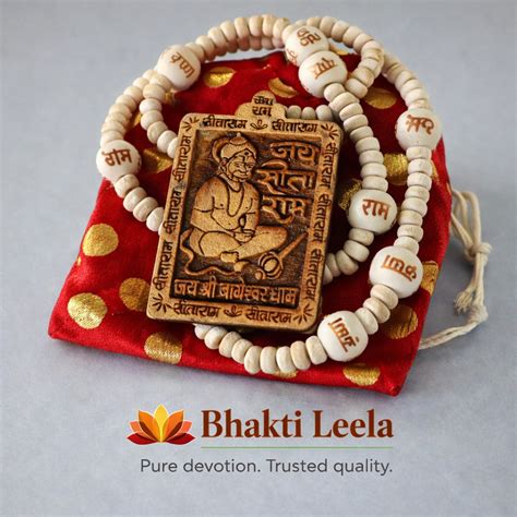 Bageshwar Dham Sitaram Hanumanji Tulsi Mala + 1 Free – Bhakti Leela