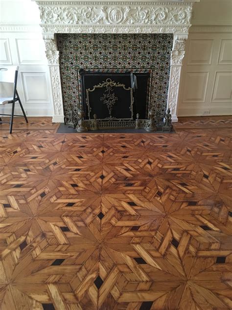 Art Deco Flooring in a Beautiful Living Room