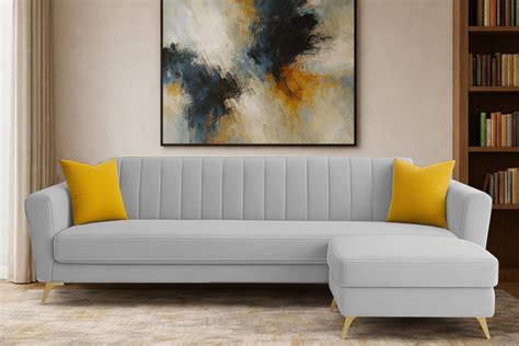 Grayon 3 Seater Convertible Sofa Set for Living Room, 3 Seater & Ottom