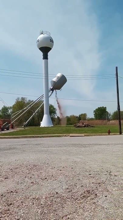 Image result for Water Towers Falling and Exploding