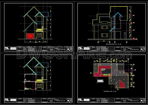 House Drawing Using AutoCAD 2007 3D 的图像结果