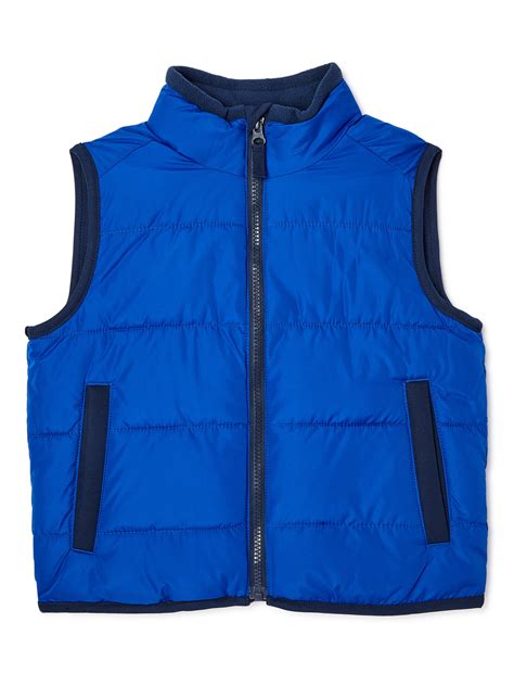 Wonder Nation Boys Puffer Vest, Sizes 4-18 & Husky - Walmart.com