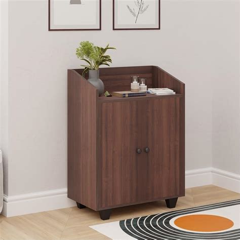 Royaloak Rowan Shoe Rack 2 Door Storage | Wooden with Air Vent ...