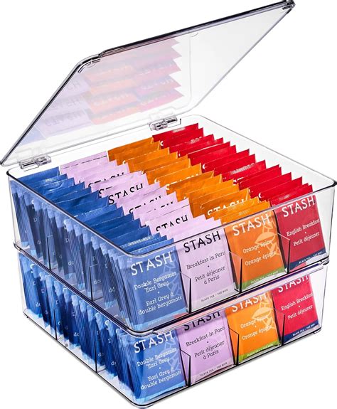 Amazon.com: Sorbus Tea Bag Organizer, Stackable Tea Bag Storage ...