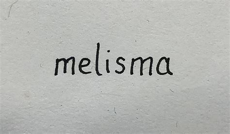 Image result for Melisma Examples