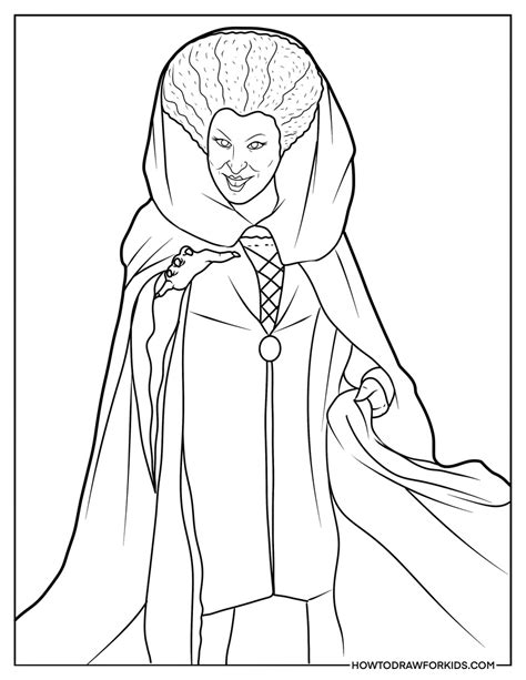 Hocus Pocus Coloring Pages - Free Printables