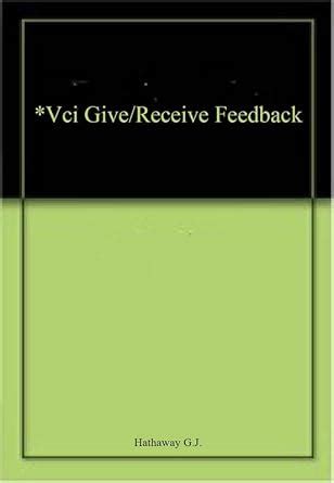 Buy *Vci Give/Receive Feedback Book Online at Low Prices in India ...