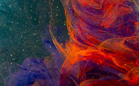 Download wallpaper 3840x2400 ink, paint, liquid, water, particles 4k ...