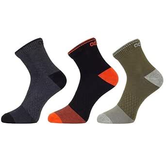 adidas Blend Flat Knit Men's Ankle Length Cut Cotton Socks - 3 Pairs ...