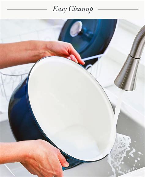 Merten & Storck European Crafted Enameled Iron, Round 7QT Dutch Oven ...