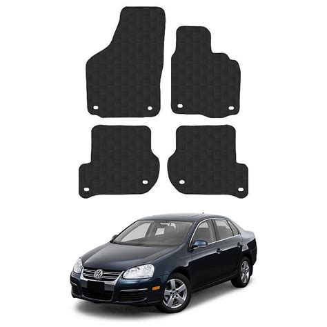 Car Mats for Volkswagen Jetta (2005-2011) Tailored Fit Rubber Floor Set ...