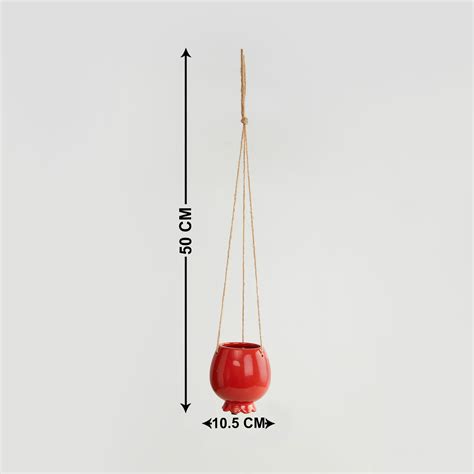 Buy Malta Ceramic Pomegranate Hanging Planter from Home Centre at just ...
