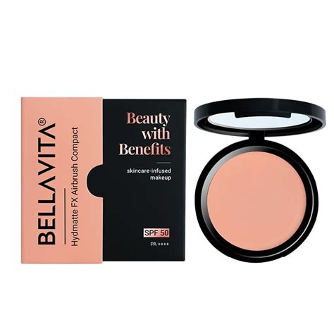 Buy BELLAVITA SPF 50 Compact Powder for All Skin Types | Matt Finish ...