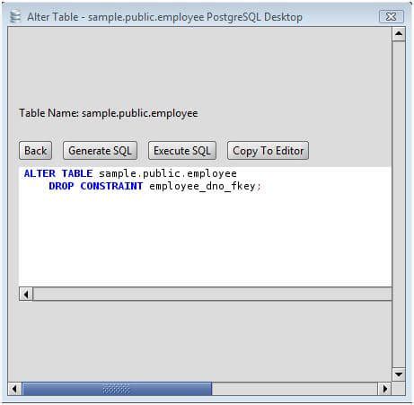 Image result for Delete Column with Foreign Key in Database Using Popsql