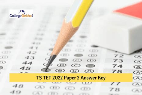 TS TET 2022 Paper 2 Unofficial Answer Key: Download for Set A, B, C, D ...