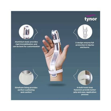Buy Tynor Finger Extension Splint Small Online at Best Price In India ...