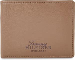 TOMMY HILFIGER Men Brown Genuine Leather Wallet Tan - Price in India ...