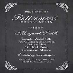 100+ Retirement Party Invitation Wording for Work Events