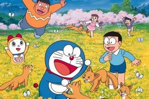 Doraemon with Nobita, Shizuka, Takeshi and Suneo 12 x 18 Wall Poster ...