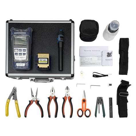 FTTH Tool Kit - Universal Fiber Optic Tool Kit /FTTH Assembly Connector ...