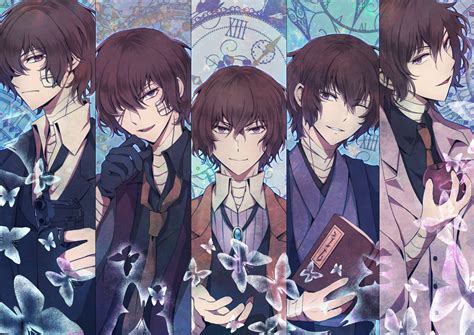 Download Bungo Stray Dogs Five Dazai Wallpaper | Wallpapers.com