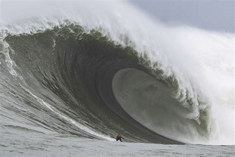 A 23-year-old Santa Cruz surfer rode potential world-record wave